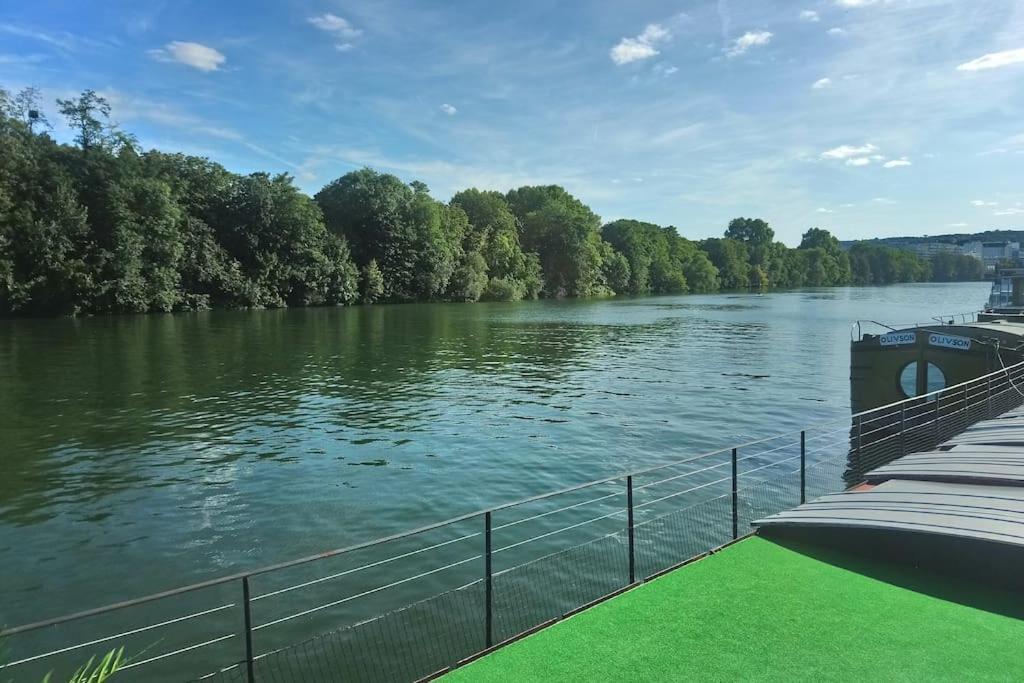 Belle Peniche Romantique A Paris Boulogne-Billancourt Exterior foto